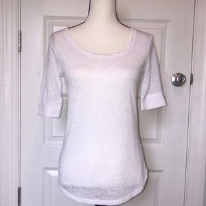 White athleta shirt